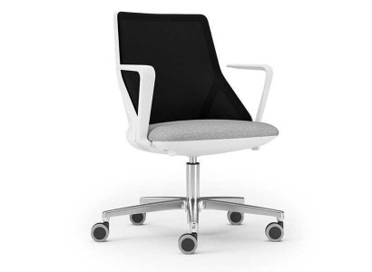 Chaise de luxe Chaises de bureau blanches Fauteuil Rembourrage de meubles de conception Chaises pivotantes neuves